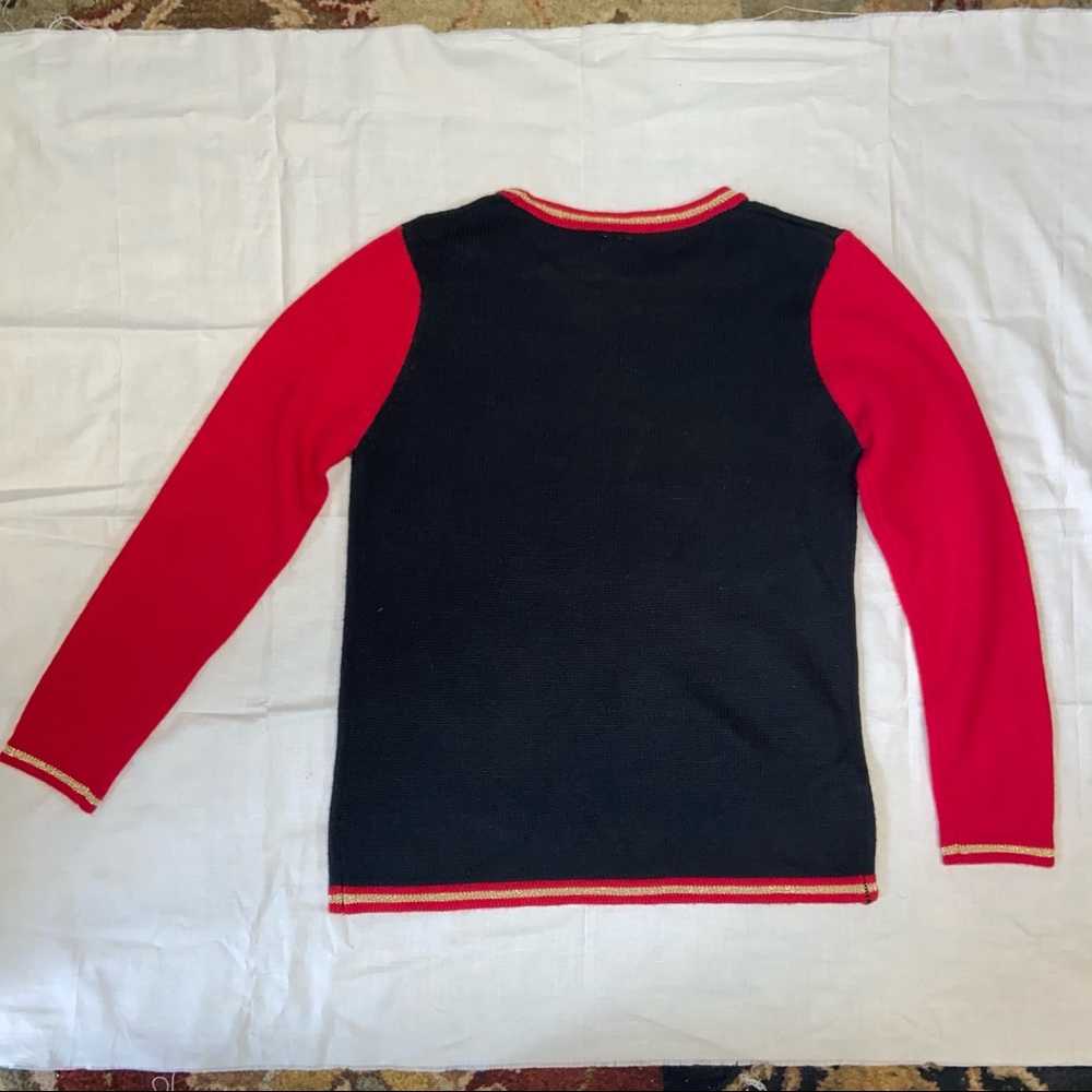Holiday Time Believe Christmas Sweater S/CH 4-6 - Picture 4 of 5